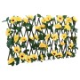 Enrejado valla expansible hiedra artificial amarillo 180x20 cm de , Paneles de vallas - Ref: Foro24-366596, Precio: 18,92 €, ...
