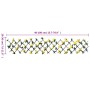 Enrejado valla expansible hiedra artificial amarillo 180x20 cm de , Paneles de vallas - Ref: Foro24-366596, Precio: 18,92 €, ...