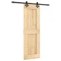 Puerta corredera con herrajes madera maciza de pino 70x210 cm de , Puertas - Ref: Foro24-3203128, Precio: 171,22 €, Descuento: %