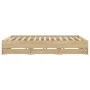 Cama con cajones madera ingeniería roble Sonoma 160x200 cm de , Camas y somieres - Ref: Foro24-3207261, Precio: 207,48 €, Des...