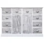 Aparador con 10 cajones madera gris 113x30x79 cm de vidaXL, Aparadores - Ref: Foro24-284173, Precio: 257,46 €, Descuento: %