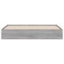 Cama con cajones madera ingeniería gris Sonoma 160x200 cm de , Camas y somieres - Ref: Foro24-3207264, Precio: 170,80 €, Desc...