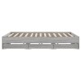 Cama con cajones madera ingeniería gris Sonoma 160x200 cm de , Camas y somieres - Ref: Foro24-3207264, Precio: 170,80 €, Desc...