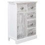 Aparador con 10 cajones madera gris 113x30x79 cm de vidaXL, Aparadores - Ref: Foro24-284173, Precio: 260,94 €, Descuento: %