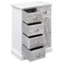 Aparador con 10 cajones madera gris 113x30x79 cm de vidaXL, Aparadores - Ref: Foro24-284173, Precio: 257,46 €, Descuento: %