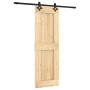 Puerta corredera con herrajes madera maciza de pino 70x210 cm de , Puertas - Ref: Foro24-3203145, Precio: 172,79 €, Descuento: %