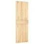 Puerta corredera con herrajes madera maciza de pino 70x210 cm de , Puertas - Ref: Foro24-3203145, Precio: 169,45 €, Descuento: %