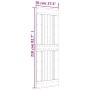 Puerta corredera con herrajes madera maciza de pino 70x210 cm de , Puertas - Ref: Foro24-3203145, Precio: 172,79 €, Descuento: %