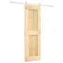 Schiebetür mit Beschlägen aus massivem Kiefernholz 70x210 cm von , Türen - Ref: Foro24-3203260, Preis: 174,76 €, Rabatt: %