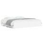 Estructura cama con cajones madera ingeniería blanca 160x200 cm de , Camas y somieres - Ref: Foro24-3207259, Precio: 164,33 €...