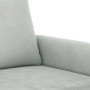 Sillón de terciopelo gris claro 60 cm de , Sofás - Ref: Foro24-359509, Precio: 171,34 €, Descuento: %