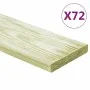 Tablas para terraza 72 uds madera de pino impregnada 8,64 m² 1m de , Suelos y moquetas - Ref: Foro24-3107772, Precio: 414,74 ...
