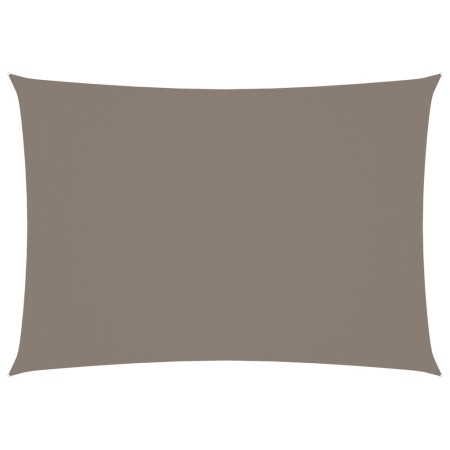 Toldo de vela rectangular tela Oxford gris taupe 3x4 m de , Sombrillas - Ref: Foro24-135430, Precio: 40,78 €, Descuento: %