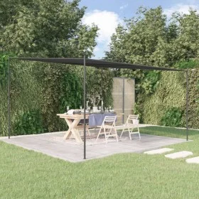 Cenador acero y tela gris antracita 4x4 m 180 g/m² de , Carpas y cenadores - Ref: Foro24-362465, Precio: 210,54 €, Descuento: %