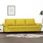 3-seater yellow velvet sofa 180 cm by , Sofas - Ref: Foro24-359545, Price: 274,90 €, Discount: %