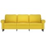 Sofá de 3 plazas terciopelo amarillo 180 cm de , Sofás - Ref: Foro24-359545, Precio: 292,83 €, Descuento: %