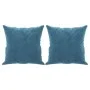 Sofá de 3 plazas con cojines terciopelo azul 180 cm de , Sofás - Ref: Foro24-3200964, Precio: 320,38 €, Descuento: %