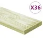 Terrace boards 36 units impregnated pine wood 4.32 m² 1m by , Floors and carpets - Ref: Foro24-3107769, Price: 186,13 €, Disc...