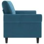 Sofá de 3 plazas terciopelo azul 180 cm de , Sofás - Ref: Foro24-359548, Precio: 310,72 €, Descuento: %