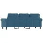 Sofá de 3 plazas terciopelo azul 180 cm de , Sofás - Ref: Foro24-359548, Precio: 310,72 €, Descuento: %