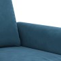 Sofá de 3 plazas terciopelo azul 180 cm de , Sofás - Ref: Foro24-359548, Precio: 313,35 €, Descuento: %