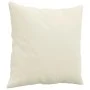Sofá de 3 plazas con cojines terciopelo color crema 180 cm de , Sofás - Ref: Foro24-3200963, Precio: 334,37 €, Descuento: %