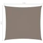 Toldo de vela cuadrado tela Oxford gris taupe 2x2 m de , Sombrillas - Ref: Foro24-135410, Precio: 23,44 €, Descuento: %