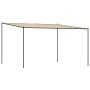 Cenador acero y tela beige 4x4 m 180 g/m² de , Carpas y cenadores - Ref: Foro24-362466, Precio: 220,39 €, Descuento: %