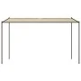 Cenador acero y tela beige 4x4 m 180 g/m² de , Carpas y cenadores - Ref: Foro24-362466, Precio: 210,54 €, Descuento: %