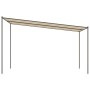 Cenador acero y tela beige 4x4 m 180 g/m² de , Carpas y cenadores - Ref: Foro24-362466, Precio: 220,39 €, Descuento: %