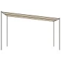 Cenador acero y tela beige 4x4 m 180 g/m² de , Carpas y cenadores - Ref: Foro24-362466, Precio: 210,54 €, Descuento: %