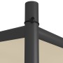 Cenador acero y tela beige 4x4 m 180 g/m² de , Carpas y cenadores - Ref: Foro24-362466, Precio: 220,39 €, Descuento: %
