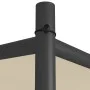 Cenador acero y tela beige 4x4 m 180 g/m² de , Carpas y cenadores - Ref: Foro24-362466, Precio: 210,54 €, Descuento: %