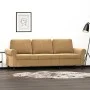 Sofá de 3 plazas terciopelo marrón 180 cm de , Sofás - Ref: Foro24-359546, Precio: 347,31 €, Descuento: %