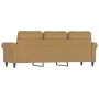 Sofá de 3 plazas terciopelo marrón 180 cm de , Sofás - Ref: Foro24-359546, Precio: 347,31 €, Descuento: %