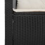 Set sofás jardín y cojines 5 pzas ratán sintético acacia negro en Conjuntos de jardín | Comprar online en Foru.es