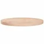 Round oak wood table top untreated surface Ø80x4 cm by , Table tops - Ref: Foro24-342912, Price: 165,52 €, Discount: %