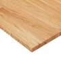 Solid light brown treated wood bathroom countertop 100x50x1.5 cm by , Countertops - Ref: Foro24-343011, Price: 59,93 €, Disco...