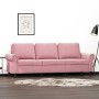 Sofá de 3 plazas terciopelo rosa 180 cm de , Sofás - Ref: Foro24-359542, Precio: 350,22 €, Descuento: %