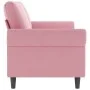 Sofá de 3 plazas terciopelo rosa 180 cm de , Sofás - Ref: Foro24-359542, Precio: 344,04 €, Descuento: %