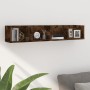 Estante de pared para CD madera color roble ahumado 100x18x18cm de , Estantes y estanterías - Ref: Foro24-826617, Precio: 31,...