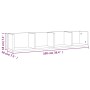 Estante de pared para CD madera color roble ahumado 100x18x18cm de , Estantes y estanterías - Ref: Foro24-826617, Precio: 31,...
