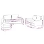 3-teilige Sofagarnitur aus hellgrauem Stoff von , Sofas - Ref: Foro24-3201890, Preis: 559,89 €, Rabatt: %