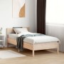 Estructura de cama con cabecero madera maciza de pino 90x200 cm de , Camas y somieres - Ref: Foro24-842762, Precio: 84,17 €, ...