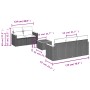 Set de muebles de jardín 6 pzas y cojines ratán sintético gris de , Conjuntos de jardín - Ref: Foro24-3225787, Precio: 339,33...