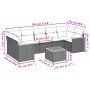 Set de sofás de jardín 8 pzas y cojines ratán sintético gris de , Conjuntos de jardín - Ref: Foro24-3225815, Precio: 462,74 €...