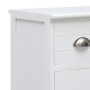 Aparador con 10 cajones madera blanco 113x30x79 cm de vidaXL, Aparadores - Ref: Foro24-284175, Precio: 277,47 €, Descuento: %