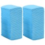 Empapadores para mascota 100 unidades 60x45 cm textil no tejido de vidaXL, Empapadores para mascotas - Ref: Foro24-170757, Pr...