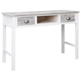 Escritorio de madera gris 110x45x76 cm de vidaXL, Escritorios - Ref: Foro24-284153, Precio: 143,13 €, Descuento: %