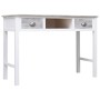 Escritorio de madera gris 110x45x76 cm de vidaXL, Escritorios - Ref: Foro24-284153, Precio: 144,73 €, Descuento: %